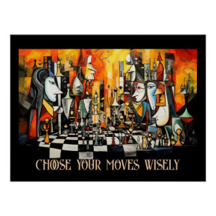 Words of Wisdom Chess  Poster