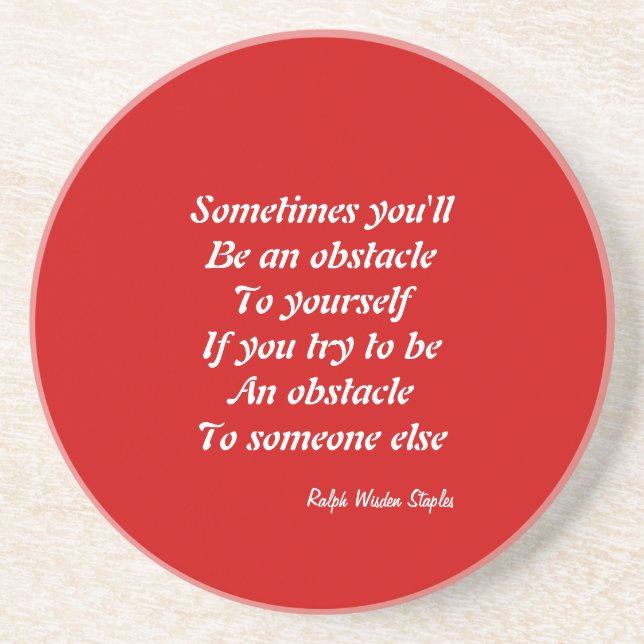Words of Wisdom Coaster (Front)