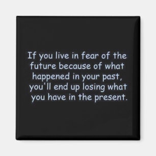 Words of Wisdom comments expressions sayings black Magnet