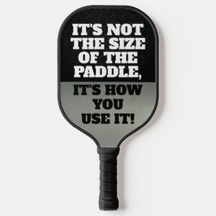 Words of Wisdom Funny Ping Pong Quote Pickleball Paddle