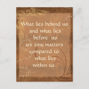 Words of Wisdom Postcard