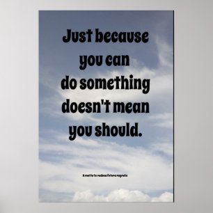 Words of wisdom. poster