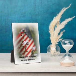 Words of Wisdom Tabletop Plaque with Easel