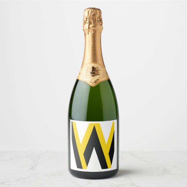 Words Of Wisdom Videos Logo  Sparkling Wine Label (Front)