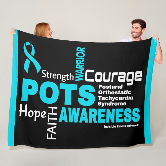 Words...POTS Fleece Blanket (In Situ)