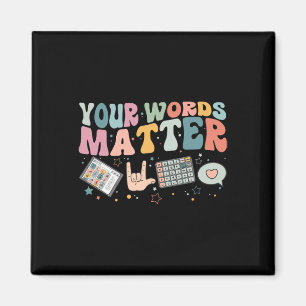 Words Problem Speech Therapy Language Pathologist Magnet