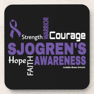 Words...Sjogren's Coaster