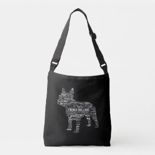 Words T Ways To Describe My French Bulldog Gift Crossbody Bag