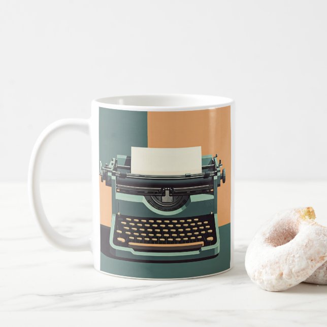 Words Take Shape Coffee Mug (With Donut)