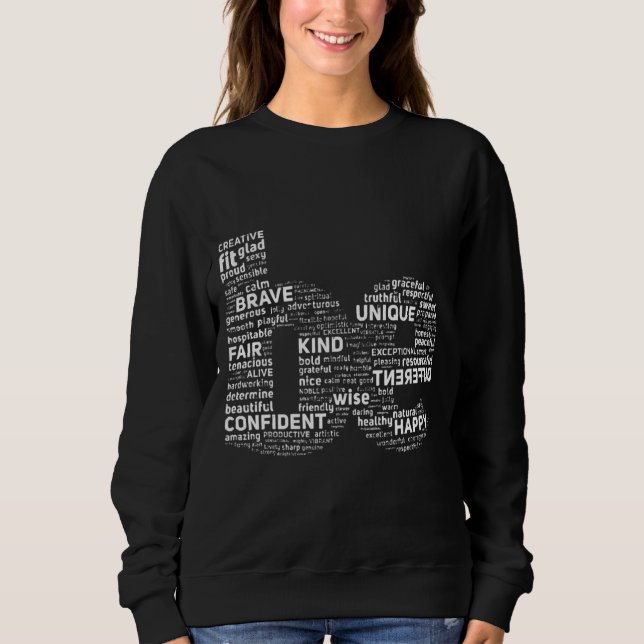 Words That Shape Us I Am More Than Enough Strength Sweatshirt (Front)