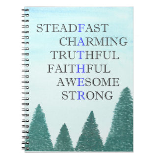 Words to describe father notebook