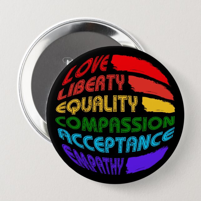 Words To Live By 10 Cm Round Badge (Front & Back)