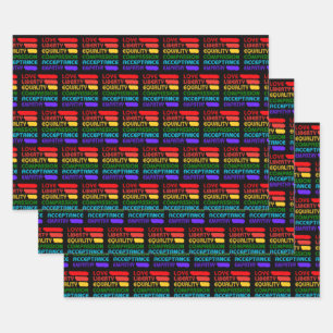 Words To Live By Collection Wrapping Paper Sheet