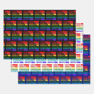 Words To Live By Collection Wrapping Paper Sheet