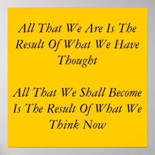 Words To Live By  Meditaton  Poster