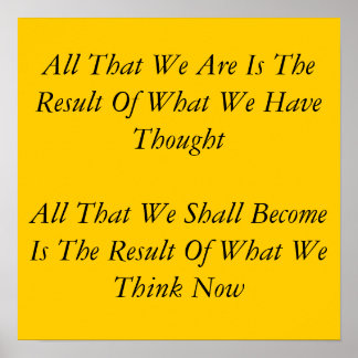 Words To Live By  Meditaton  Poster