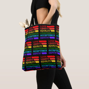 Words To Live By Tote Bag