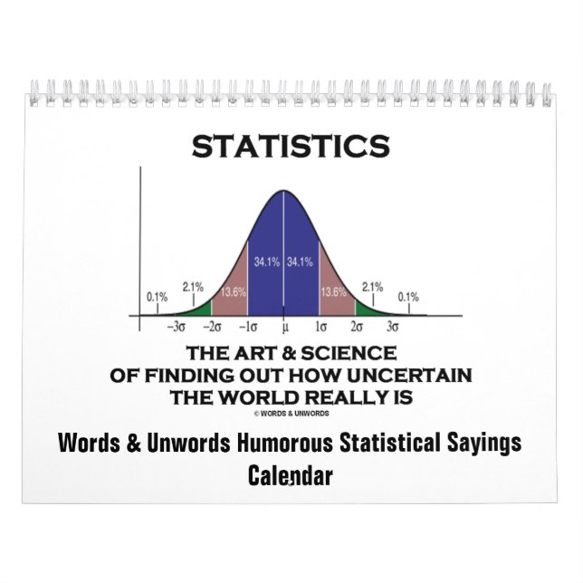 Words & Unwords Humourous Statistical Sayings Calendar (Cover)