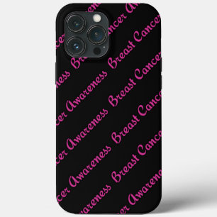 Words/Wallpaper...Breast Cancer iPhone 13 Pro Max Case