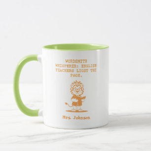 Wordsmith Whisperer English Teacher Design Mug