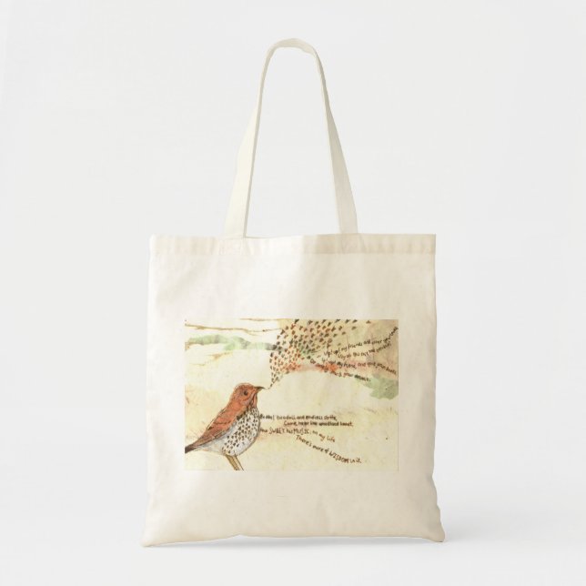 Wordsworth bird tote bag (Front)