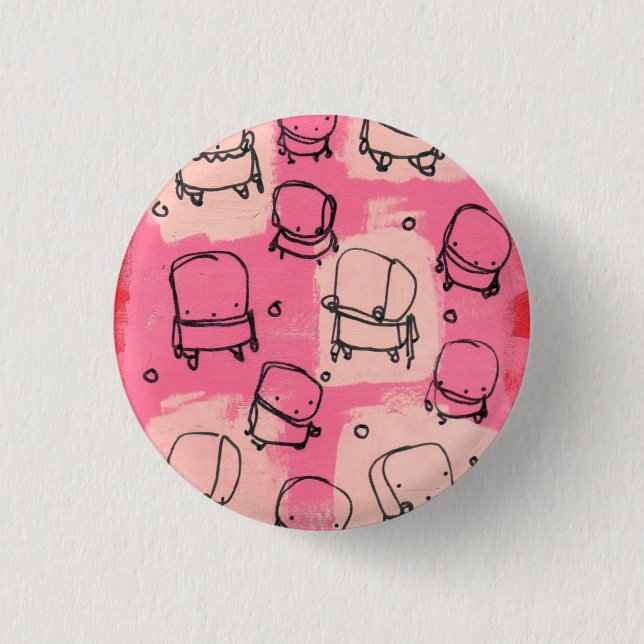 work0105 3 cm round badge (Front)