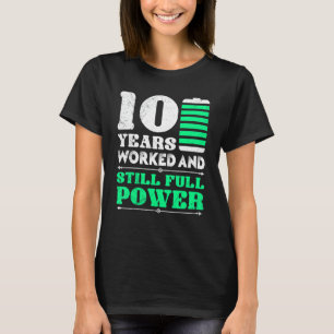 Work Anniversary 10 Years Company Anniversary 1 T-Shirt