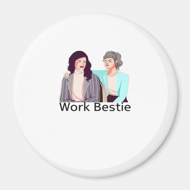 Work Beast Classic Magnet (Front)
