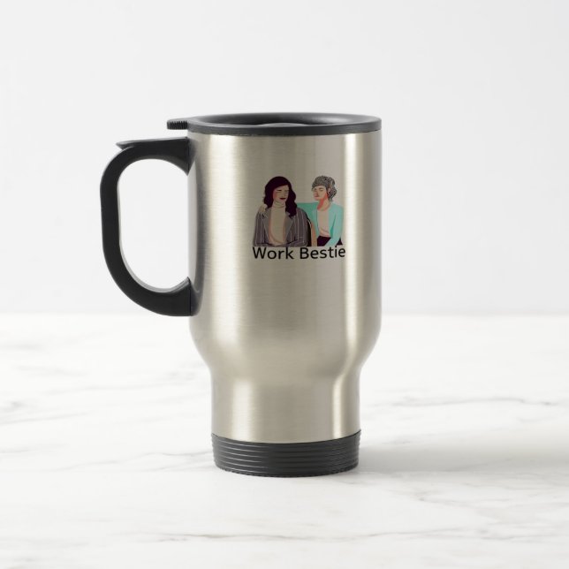 Work Beast Classic Travel Mug (Left)