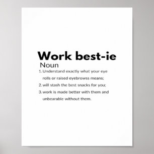 Work Bestie Boxy Poster