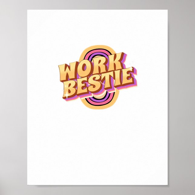Work Bestie Classic Poster (Front)