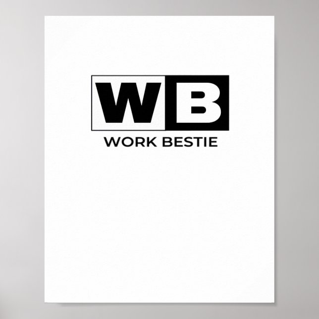 Work Bestie Classic Poster (Front)