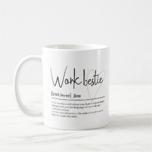 Work Bestie Definition Mug Gift