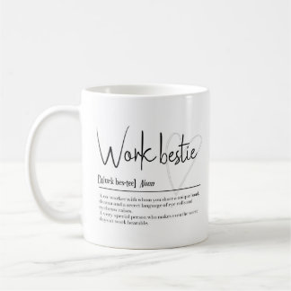 Work Bestie Definition Mug Gift