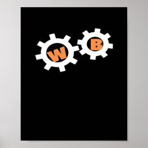 Work Bestie World's Best Work Bestie Coworker Funn Poster