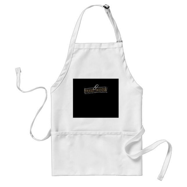 Work Bestie World's Best Work Bestie Funny Workpla Standard Apron (Front)