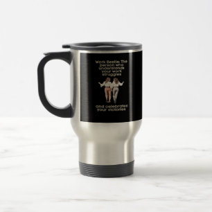 Work Besties Classic Funny Meme Travel Mug