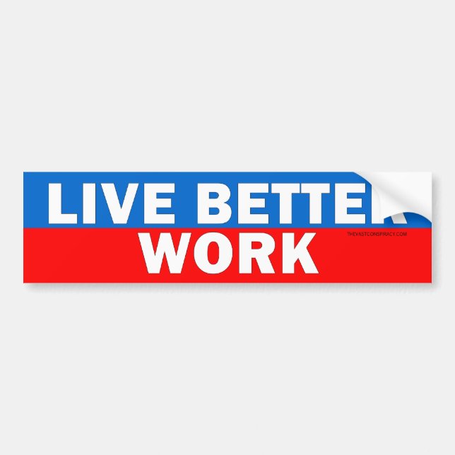 Work Bumper Sticker (Front)