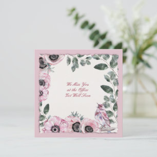 Work Family Misses You Get Well