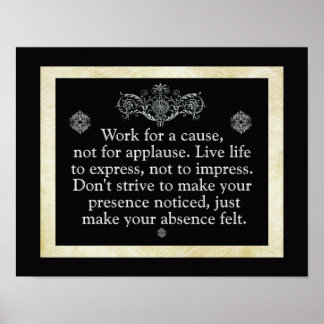 Work For A Cause --- Art Print