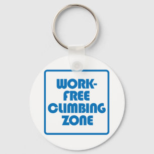 Work Free Climbing Zone Key Ring