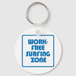 Work Free Surfing Zone Key Ring