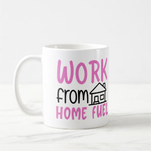 Work From Home Fuel Pink Mug