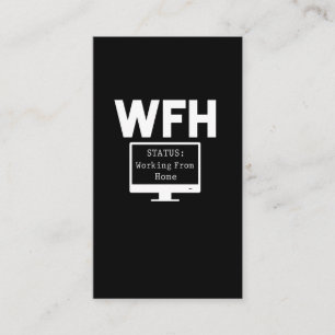 Work From Home Funny Homeoffice Proud Employee Business Card