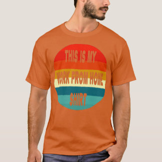 Work From Home Retro T-Shirt
