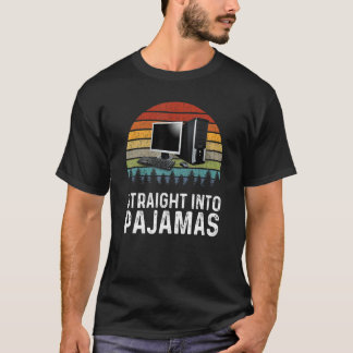 Work From Home Straight Into Pyjamas Virtual Emplo T-Shirt