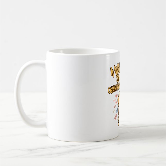 Work Hard Dog Coffee Mug (Left)