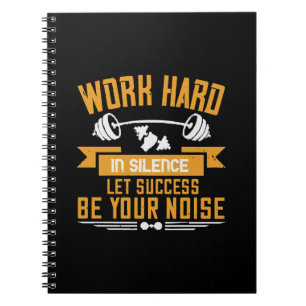 Work hard notebook