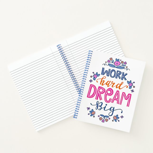 Work hard notebook (Inside)