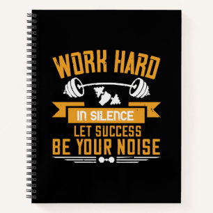 Work hard notebook
